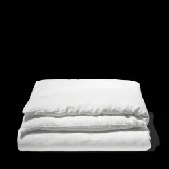200 LINTEX Maison De Campagne|Housses De Couette-Housse de couette en lin lavé - Blanc Optique