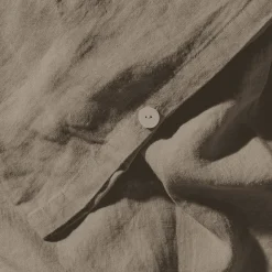 200 LINTEX Accessoirisez Votre Intérieur|Maison De Campagne-Housse de couette en lin lavé - Brun Cha Iro