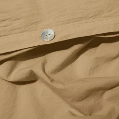 1700 COTEX Housses De Couette-Housse de couette en percale de coton - Brun Sarrasin