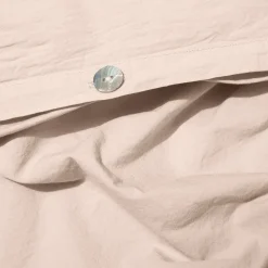 1700 COTEX Housses De Couette-Housse de couette en percale de coton - Rose des Sables