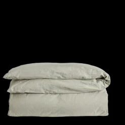 1700 COTEX Maison De Campagne|Housses De Couette-Housse de couette en percale de coton - Rayures Vert Camouflage