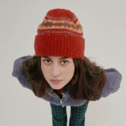 Homme HOWLIN Bonnets-' - Bonnet Revenge of the Hat - Rouge