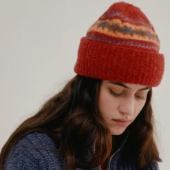 Homme HOWLIN Bonnets-' - Bonnet Revenge of the Hat - Rouge