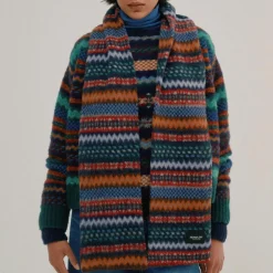 Femme HOWLIN L'esprit Merci|Foulards & Echarpes-' - Echarpe Beware of the Scarf - Marron