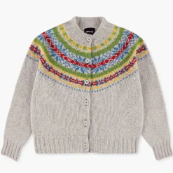 Femme HOWLIN Mailles-' - Gilet Magic Waves - Gris