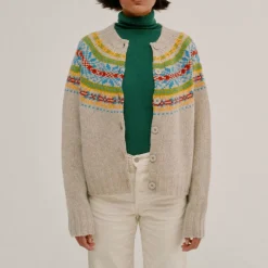 Femme HOWLIN Mailles-' - Gilet Magic Waves - Gris