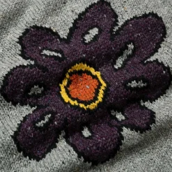 Homme HOWLIN L'esprit Merci|Mailles-' - Pull Big Flower Lover - Silver