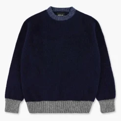 Homme HOWLIN L'esprit Merci|Mailles-' - Pull Captain Harry - Marine