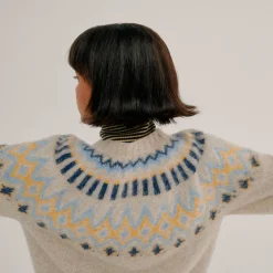 Femme HOWLIN Mailles-' - Pull Disco Circus - Gris