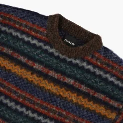 Homme HOWLIN L'esprit Merci|Mailles-' - Pull Find Your Place in Space - Marron