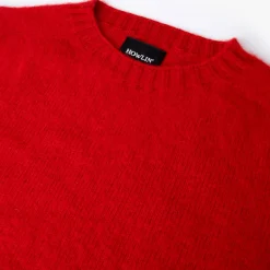 Femme HOWLIN Mailles-' - Pull Forever Never More - Rouge