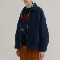 Homme HOWLIN Vestes-' - Veste Boxy Swing - Marine