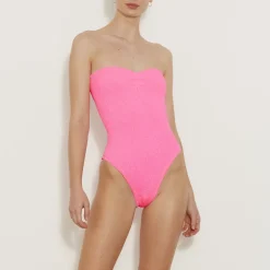 Femme Hunza G Maillots De Bain-- Maillot de bain Brooke - Rose