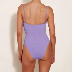 Femme Hunza G Maillots De Bain-- Maillot de bain Pamela - Lilas