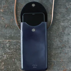 Femme Il Bussetto Accessoires De Téléphone|Accessoires De Téléphone-x Merci - Etui Télephone Crossbody - Bleu