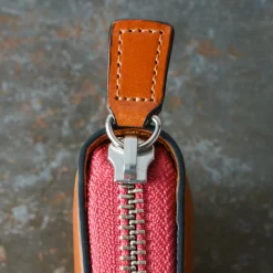 Femme Il Bussetto Porte Monnaie|Porte Monnaie-x Merci - Portefeuille Bi-Fold Zip - Biscuit