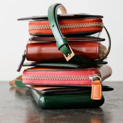 Femme Il Bussetto Porte Monnaie|Porte Monnaie-x Merci - Portefeuille Bi-Fold Zip - Biscuit