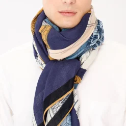 Femme Inoui Editions Foulards & Echarpes-- Echarpe Paris - Bleu