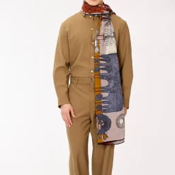 Femme Inoui Editions Foulards & Echarpes-- Echarpe Quatre Saisons - Marron