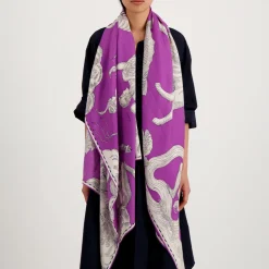 Femme Inoui Editions Foulards & Echarpes-- Etole Astrologie - Violet