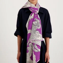 Femme Inoui Editions Foulards & Echarpes-- Etole Astrologie - Violet