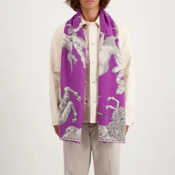 Femme Inoui Editions Foulards & Echarpes-- Etole Astrologie - Violet