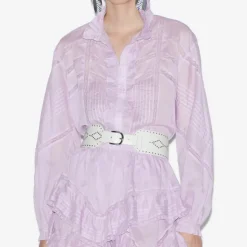 Femme Isabel Marant Chemises-- Chemise Gaia - Lila