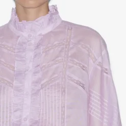 Femme Isabel Marant Chemises-- Chemise Gaia - Lila