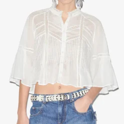 Femme Isabel Marant Chemises-- Chemise Gramy - Blanc