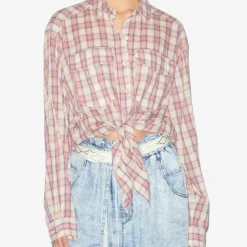 Femme Isabel Marant Chemises-- Chemise Nath - Rose
