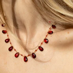 Femme Ivarene Colliers-- Collier Elston - Rouge