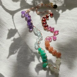 Femme Ivarene Colliers-- Collier Rainbow - Multi