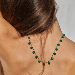 Femme Ivarene Colliers-- Collier Savannah - Vert