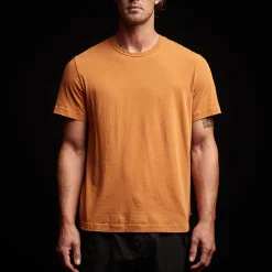 Homme JAMES PERSE T-shirts-- T-shirt Short Sleeve Crew Neck - Citrine