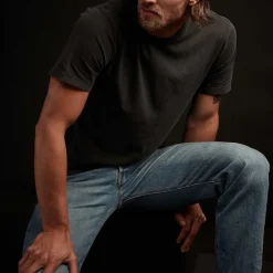 Homme James Perse T-shirts-- T-Shirt S/S Crew Neck - Carbon