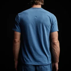 Homme James Perse T-shirts-- T-Shirt S/S Crew Neck - Lake Pigment