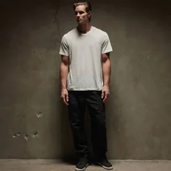 Homme James Perse T-shirts-- T-Shirt S/S Crew Neck - Blanc