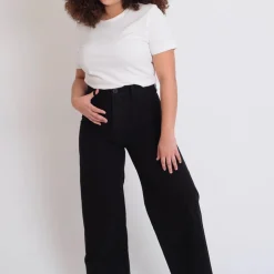 Femme Jesse Kamm Pantalons-- Pantalon Sailor - Noir