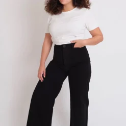 Femme Jesse Kamm Pantalons-- Pantalon Sailor - Noir