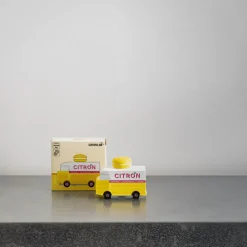 Enfant 1499 CANDYLAB L'univers Enfant|Jeux-Jouet en bois - Yellow Macaron Van