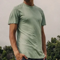 Homme JUNGMAVEN T-shirts-- Basic Tee - Vert pâle