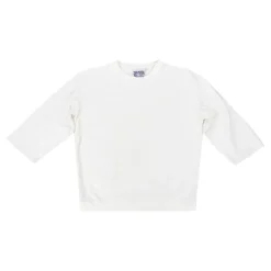 Homme Jungmaven T-shirts-- T-shirt Cardiff 3/4 - Blanc Cassé