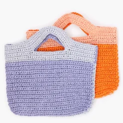 Femme KARAKORAM Sacs À Main-- Petit sac en crochet - Lila