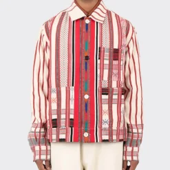 Homme KARDO Vestes-- Veste Chemise Bodhi - Rouge