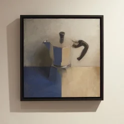 2151 KENNY HARRIS Peintures-Kenny Harris - Peinture Moka - Bleu et Blanc