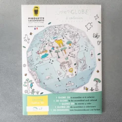 Enfant 1490 PIROUETTE CACAHOUETE L'univers Enfant|Jeux-Kit créatif - Globe à colorier