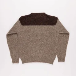 Femme LA FETICHE Mailles-- Pull Penelope - Gris & Marron