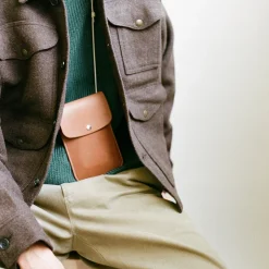 Homme LA PERRUQUE Sacs-- Pochette tour de cou - Gold