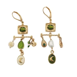 Femme LA2L Boucles D'oreilles-- Boucles d'oreilles Sacha - Asymétrique