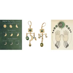 Femme LA2L Boucles D'oreilles-- Boucles d'oreilles Sacha - Asymétrique